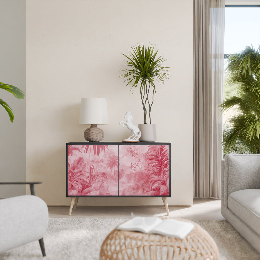 Buffet 2 portes SWEET TROPICS finition noire