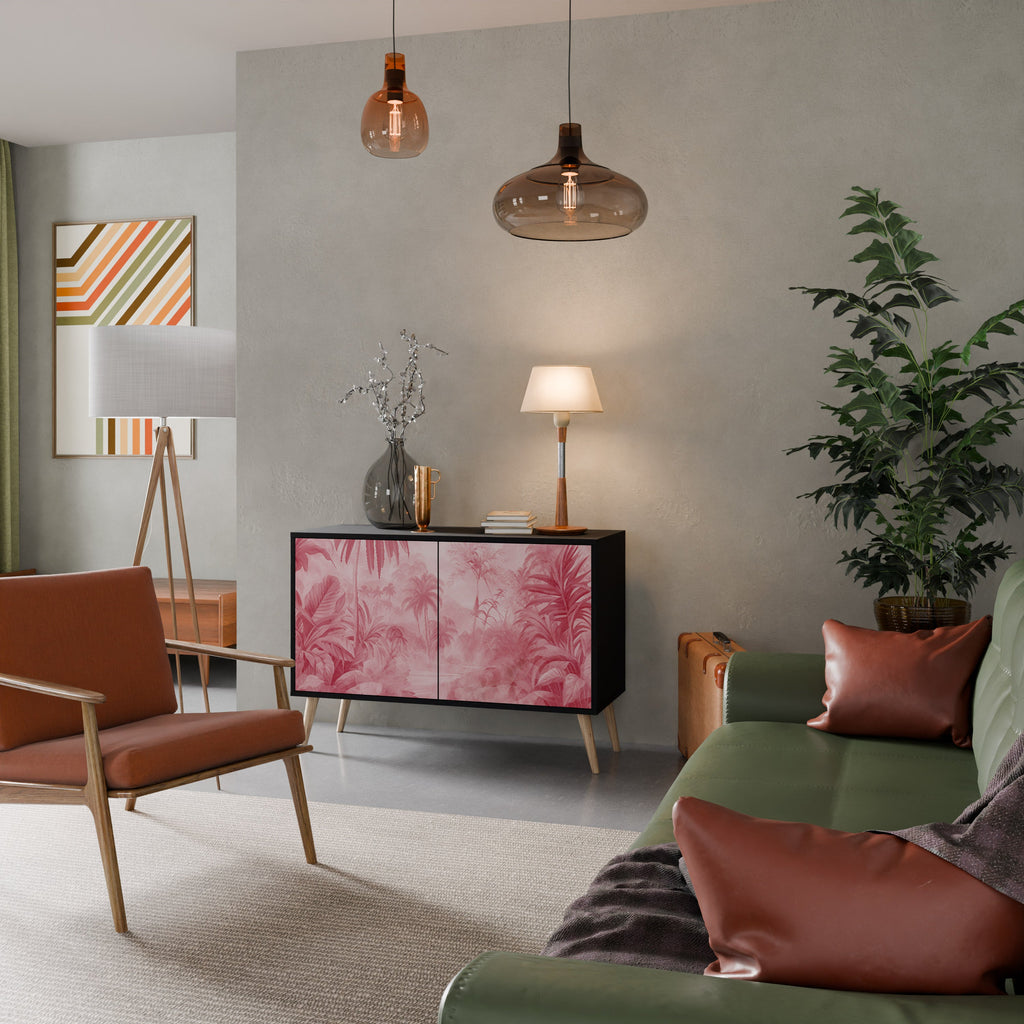 Buffet 2 portes SWEET TROPICS finition noire