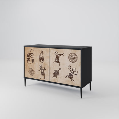 AFRICAN STYLE 2-Door Sideboard