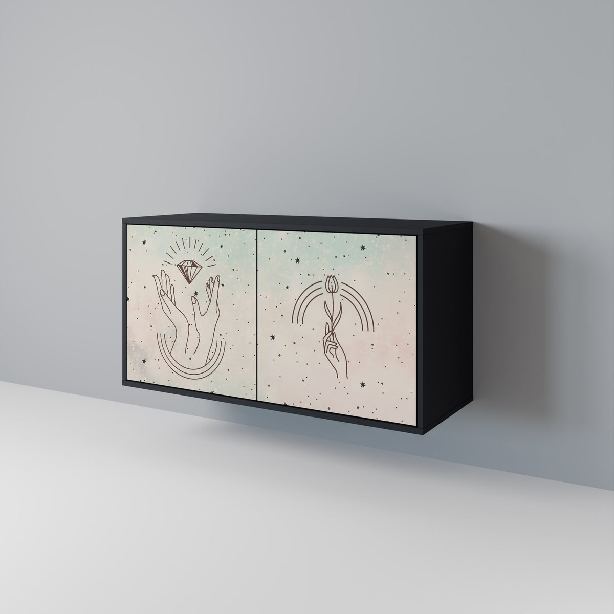 DELICATE BEAUTY 2-Door Sideboard