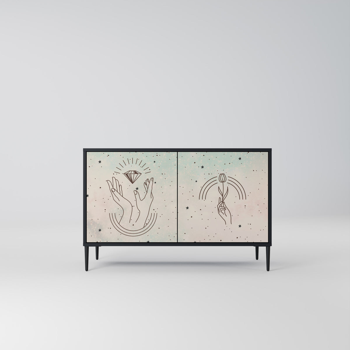 DELICATE BEAUTY 2-Door Sideboard