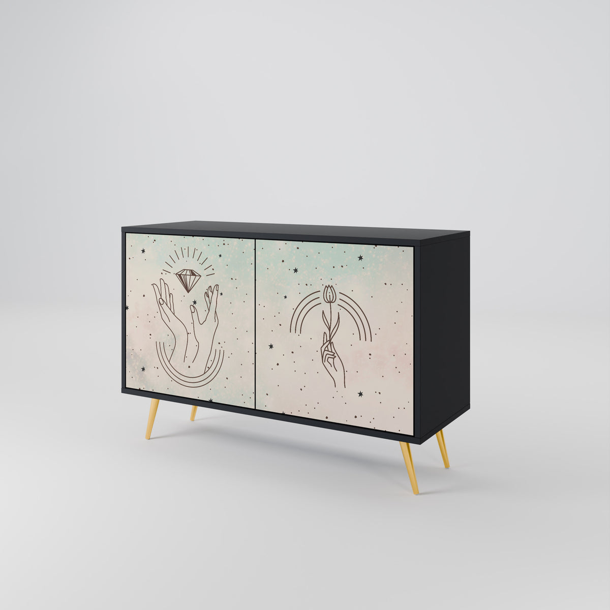 DELICATE BEAUTY 2-Door Sideboard
