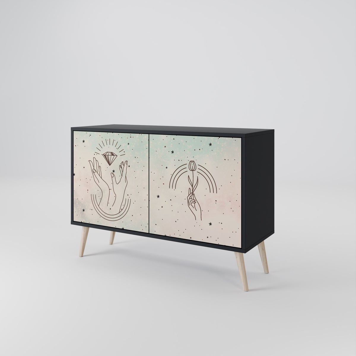 DELICATE BEAUTY 2-Door Sideboard