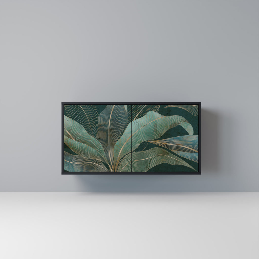 Buffet 2 portes ROYAL GREEN finition noire