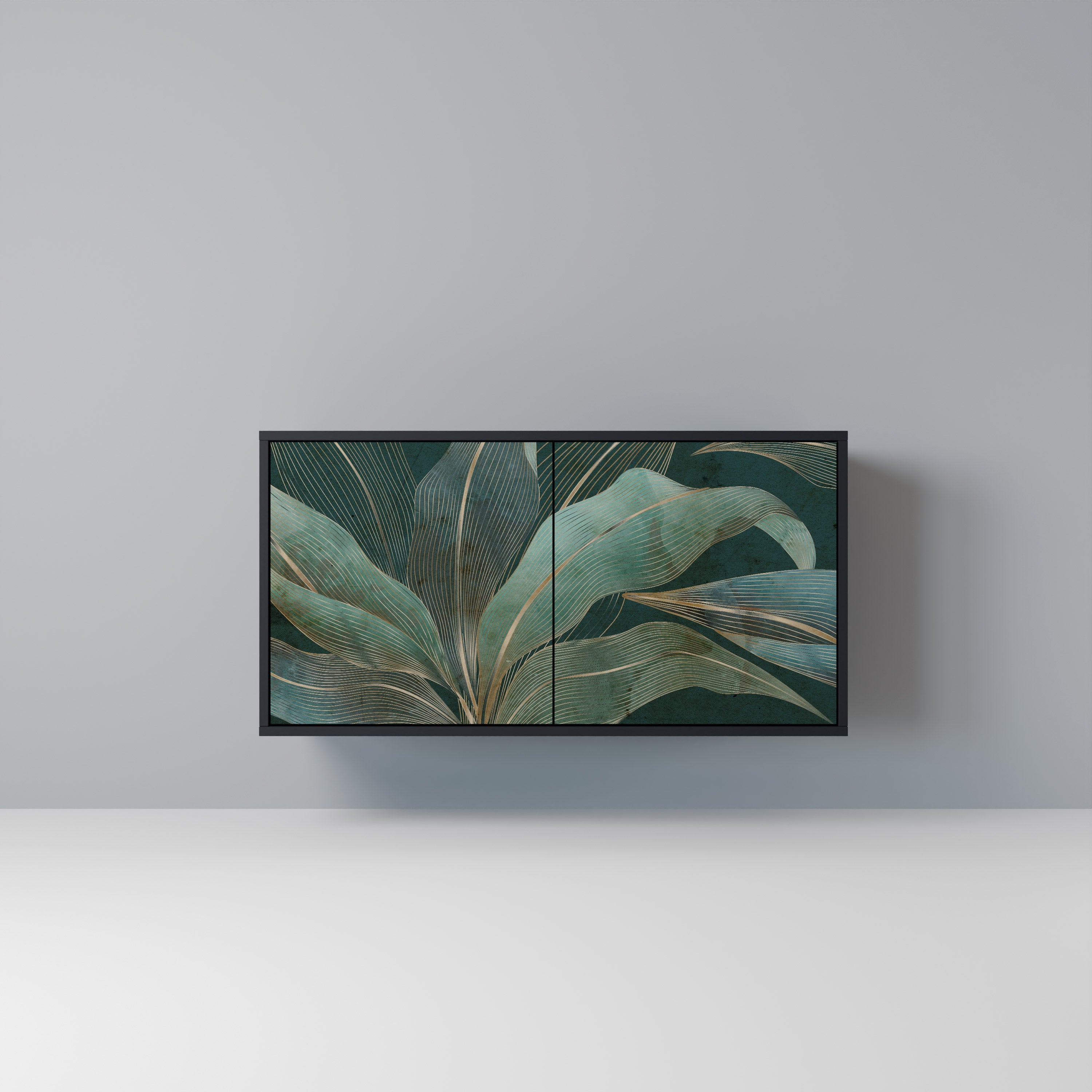 Buffet 2 portes ROYAL GREEN finition noire