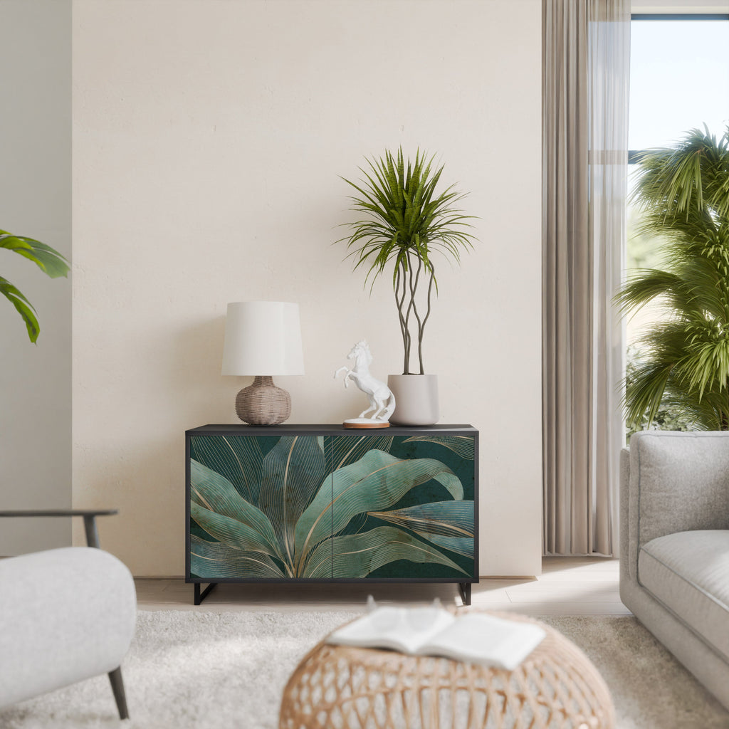 Buffet 2 portes ROYAL GREEN finition noire