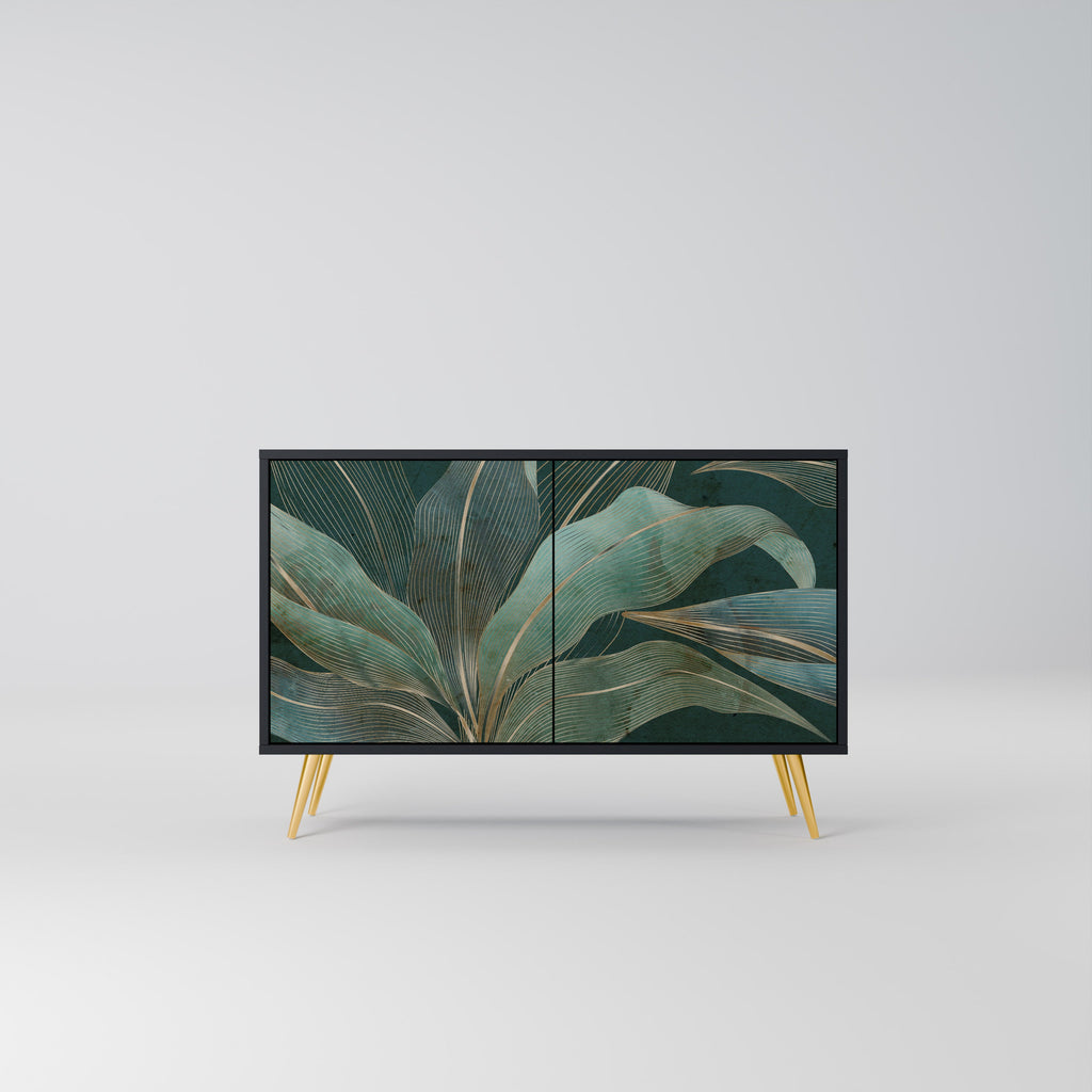 Buffet 2 portes ROYAL GREEN finition noire