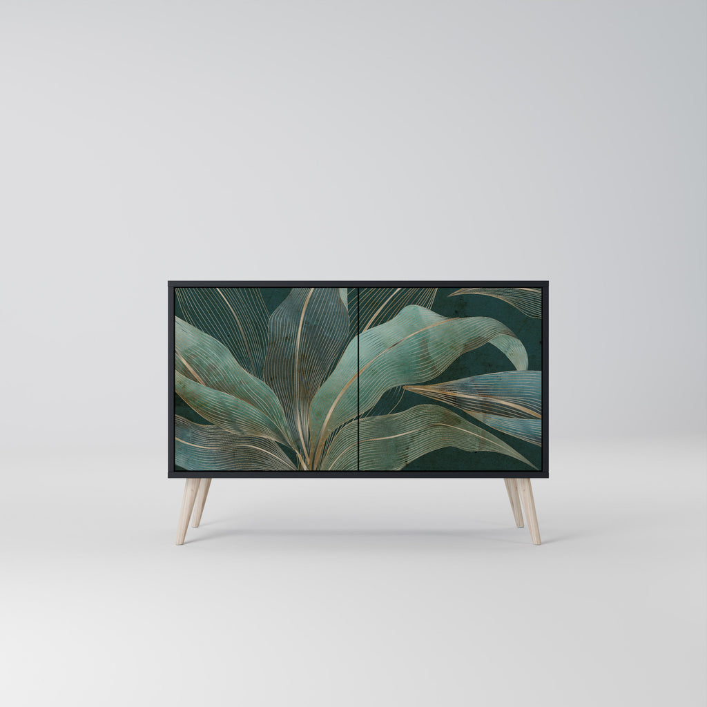 Buffet 2 portes ROYAL GREEN finition noire