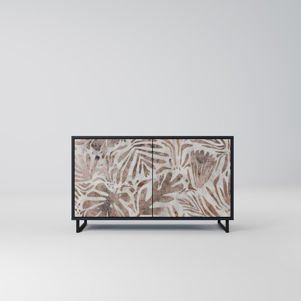 Buffet 2 portes PASSING TIME en finition noire