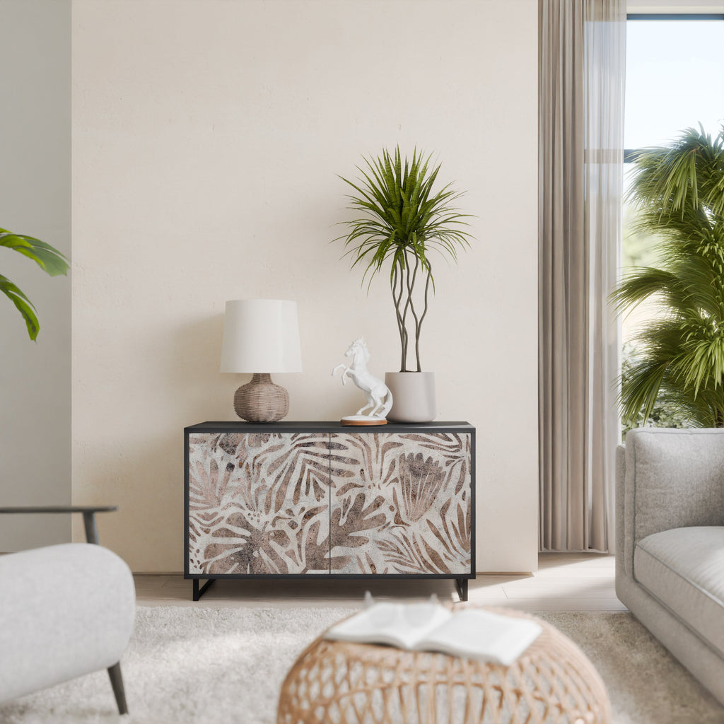 Buffet 2 portes PASSING TIME en finition noire