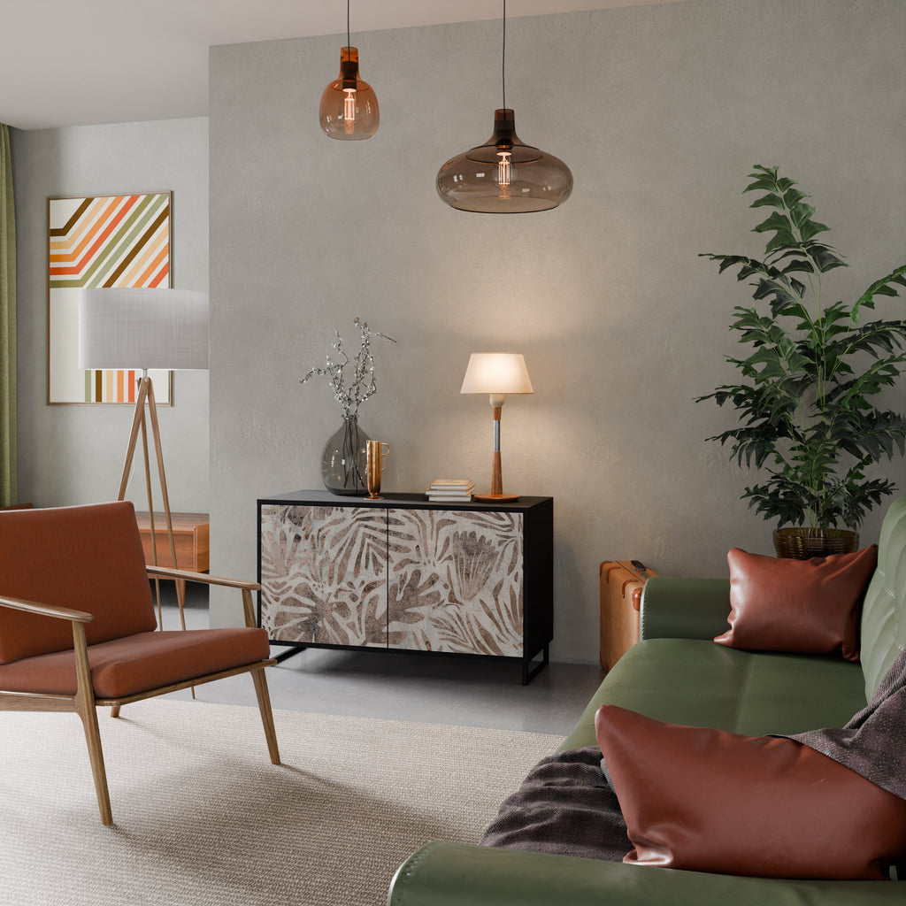 Buffet 2 portes PASSING TIME en finition noire