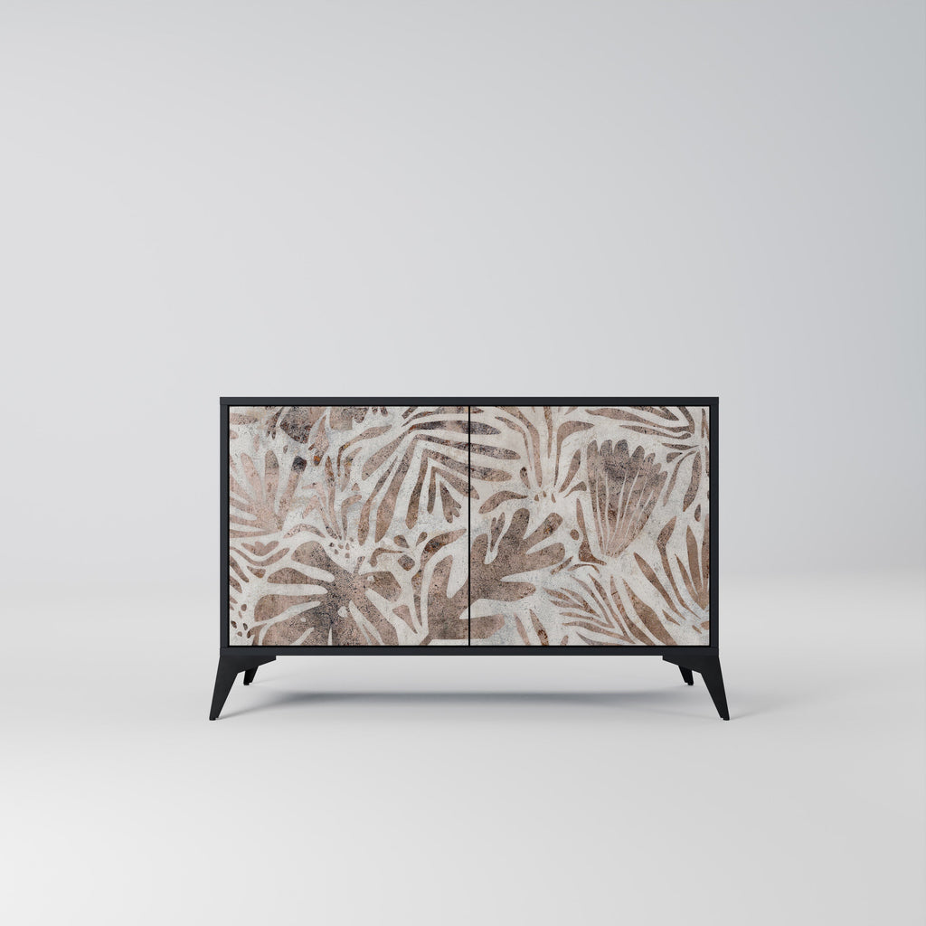 Buffet 2 portes PASSING TIME en finition noire