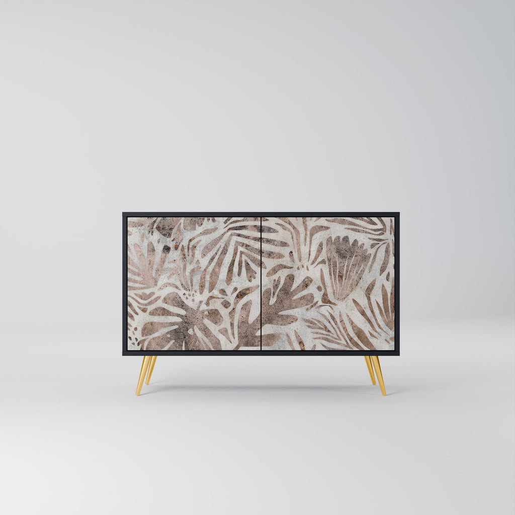 Buffet 2 portes PASSING TIME en finition noire