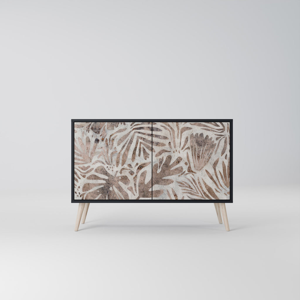 Buffet 2 portes PASSING TIME en finition noire