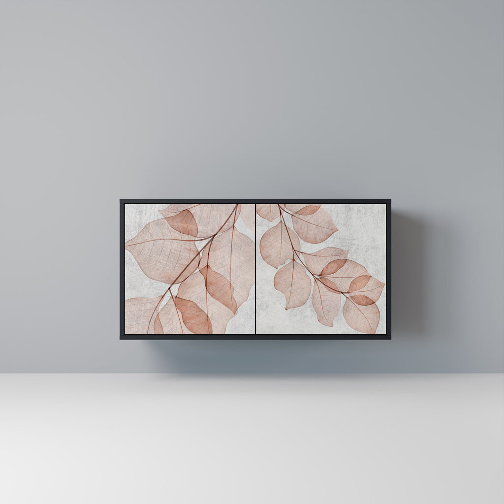 Buffet 2 portes AUTUMN FRAGILITY finition noire