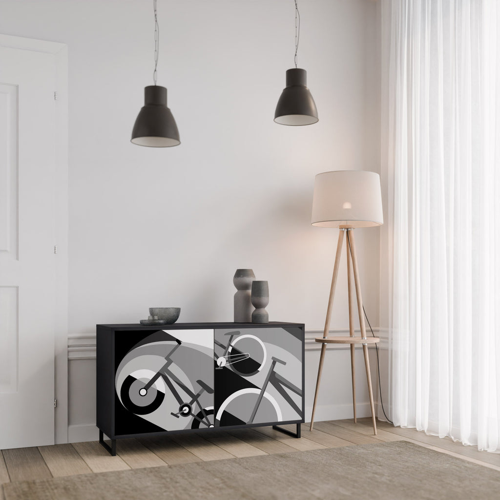 Buffet 2 portes BIKE ENERGY finition noire