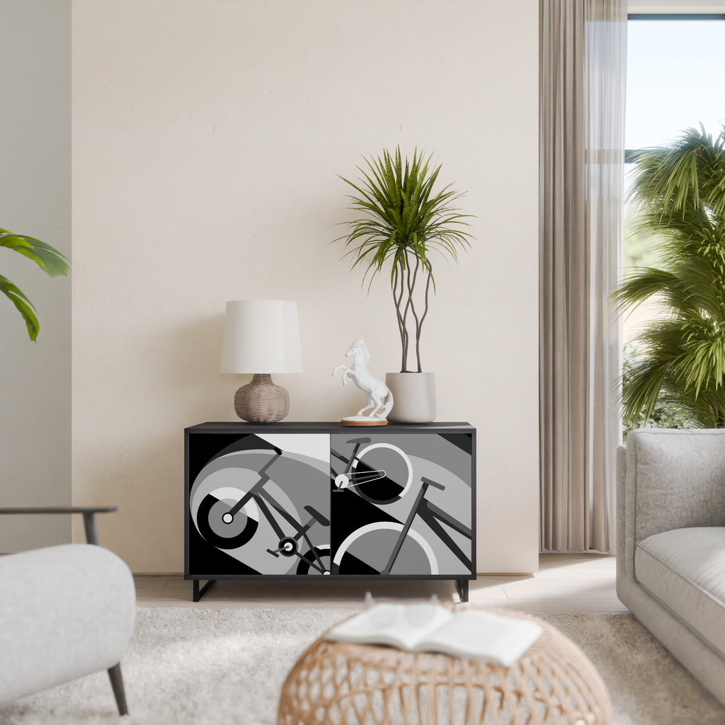 Buffet 2 portes BIKE ENERGY finition noire