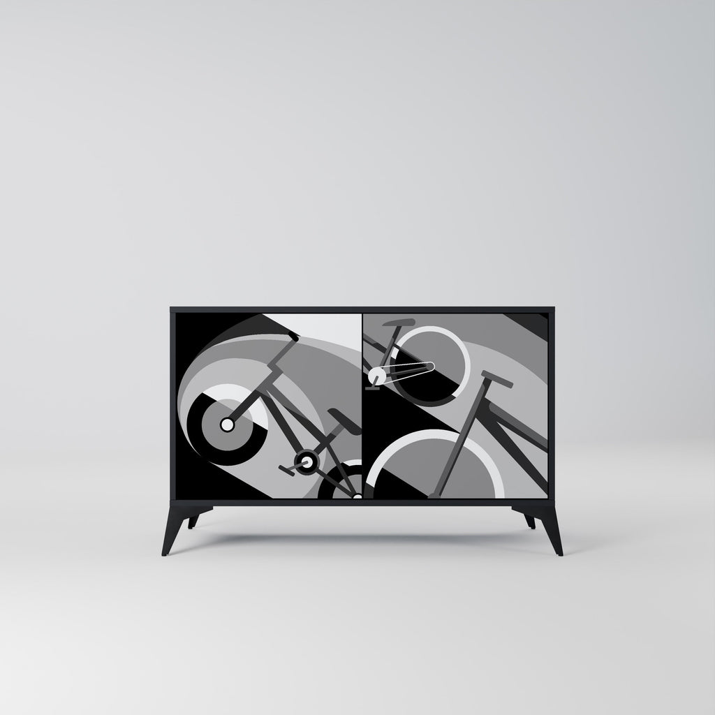 Buffet 2 portes BIKE ENERGY finition noire