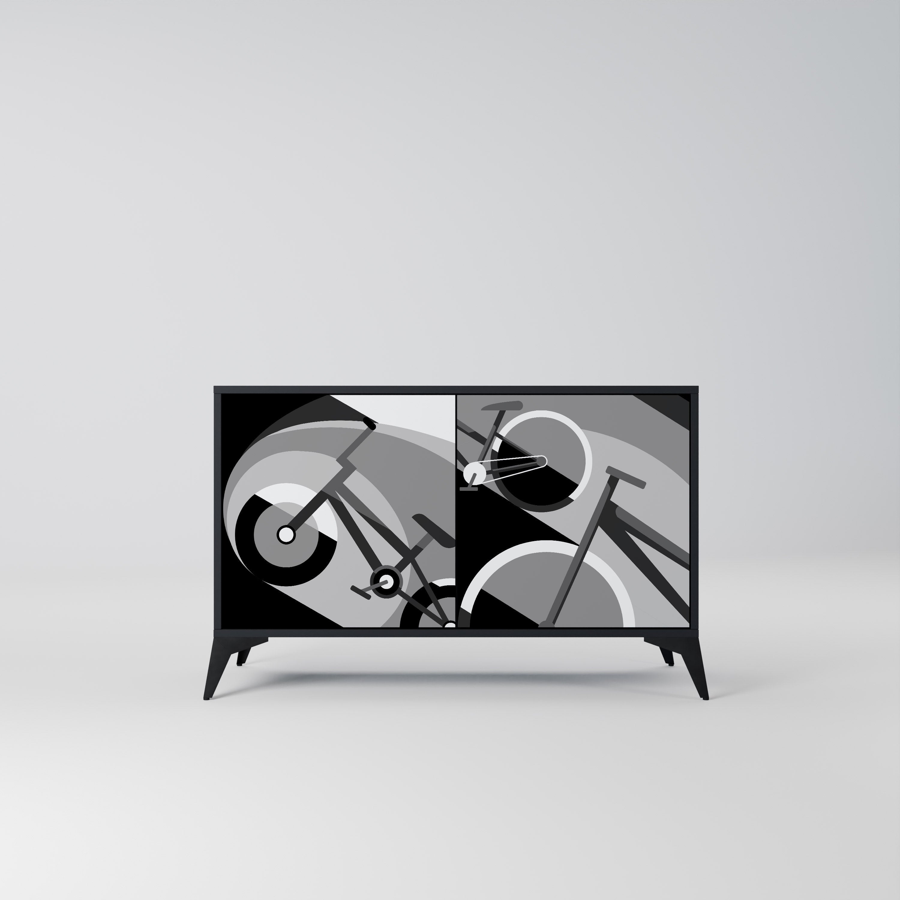 Buffet 2 portes BIKE ENERGY finition noire