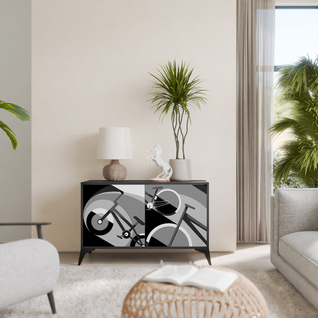 Buffet 2 portes BIKE ENERGY finition noire