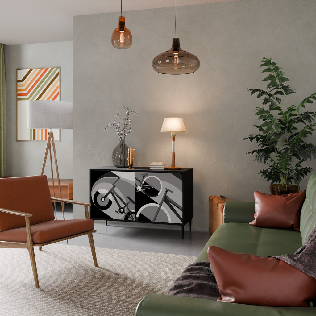 Buffet 2 portes BIKE ENERGY finition noire