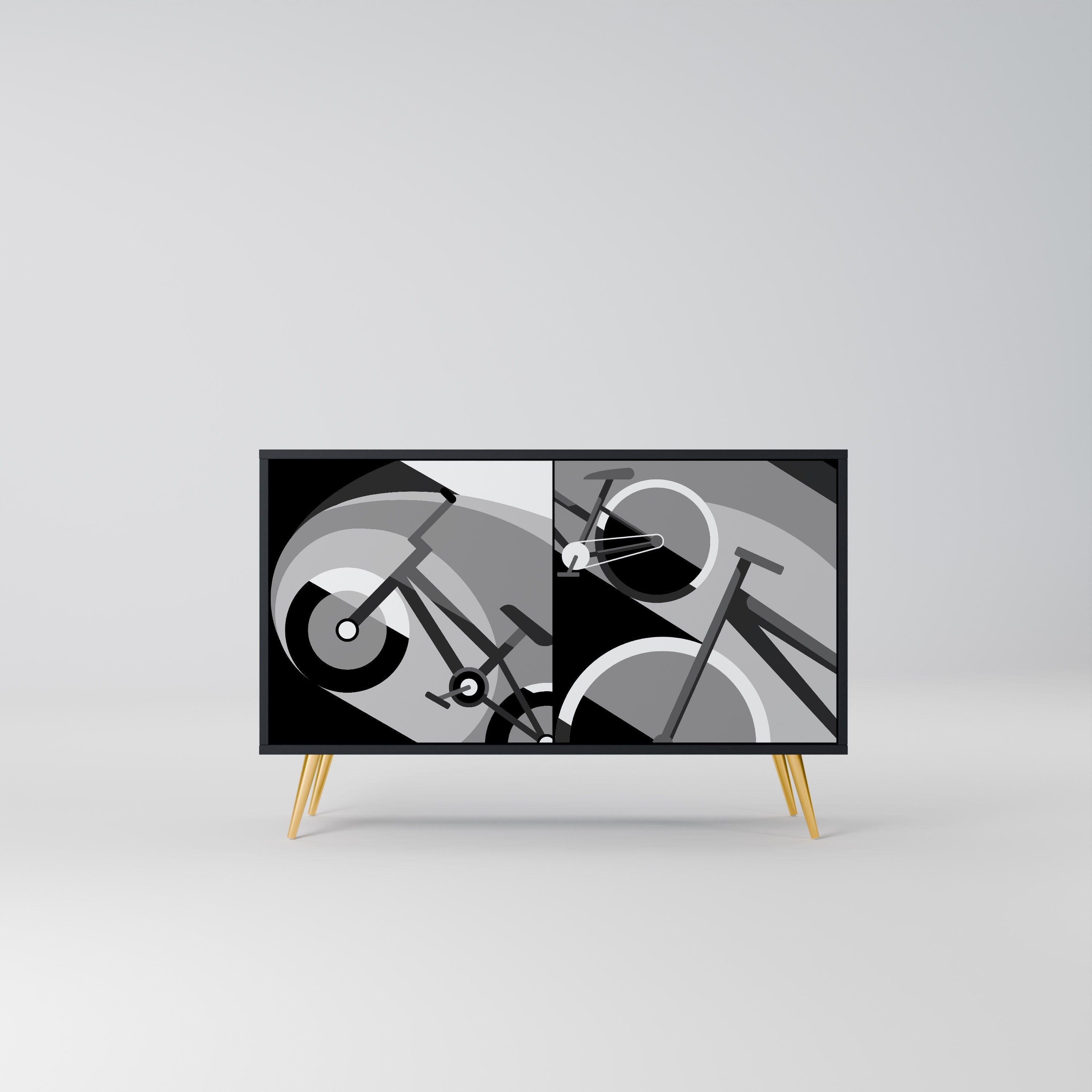 Buffet 2 portes BIKE ENERGY finition noire