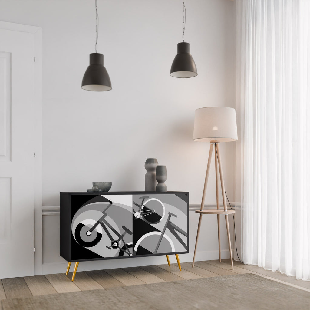 Buffet 2 portes BIKE ENERGY finition noire