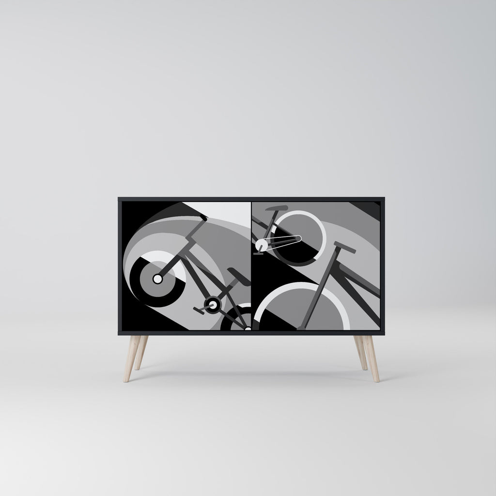 Buffet 2 portes BIKE ENERGY finition noire