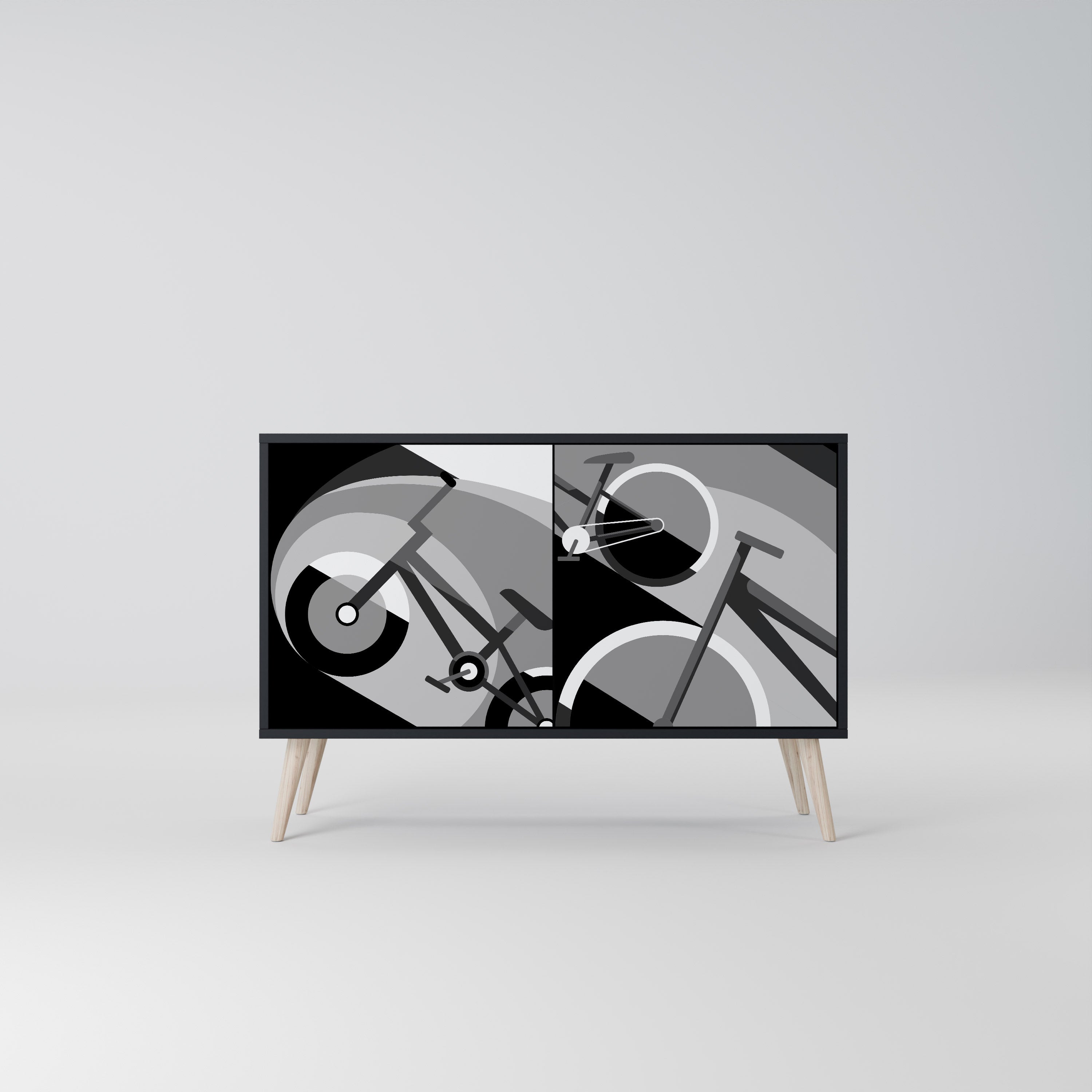 Buffet 2 portes BIKE ENERGY finition noire