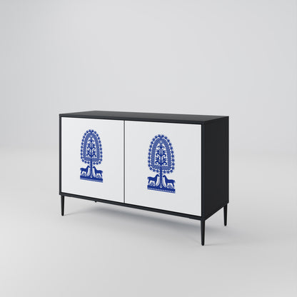 POLISH FOLK ART 2-Door Sideboard
