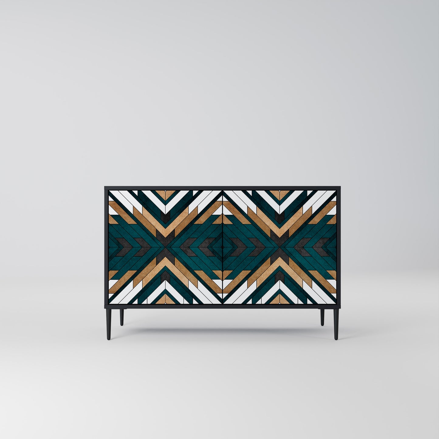 ARTISTIC GEOMETRY 2-Door Sideboard