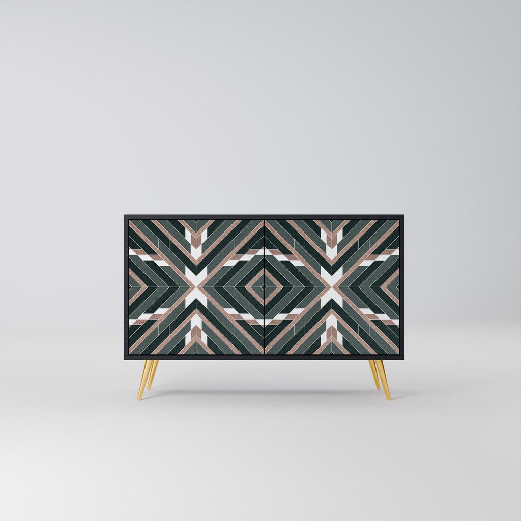 Buffet 2 portes DIMENSION DELIGHTS en finition noire