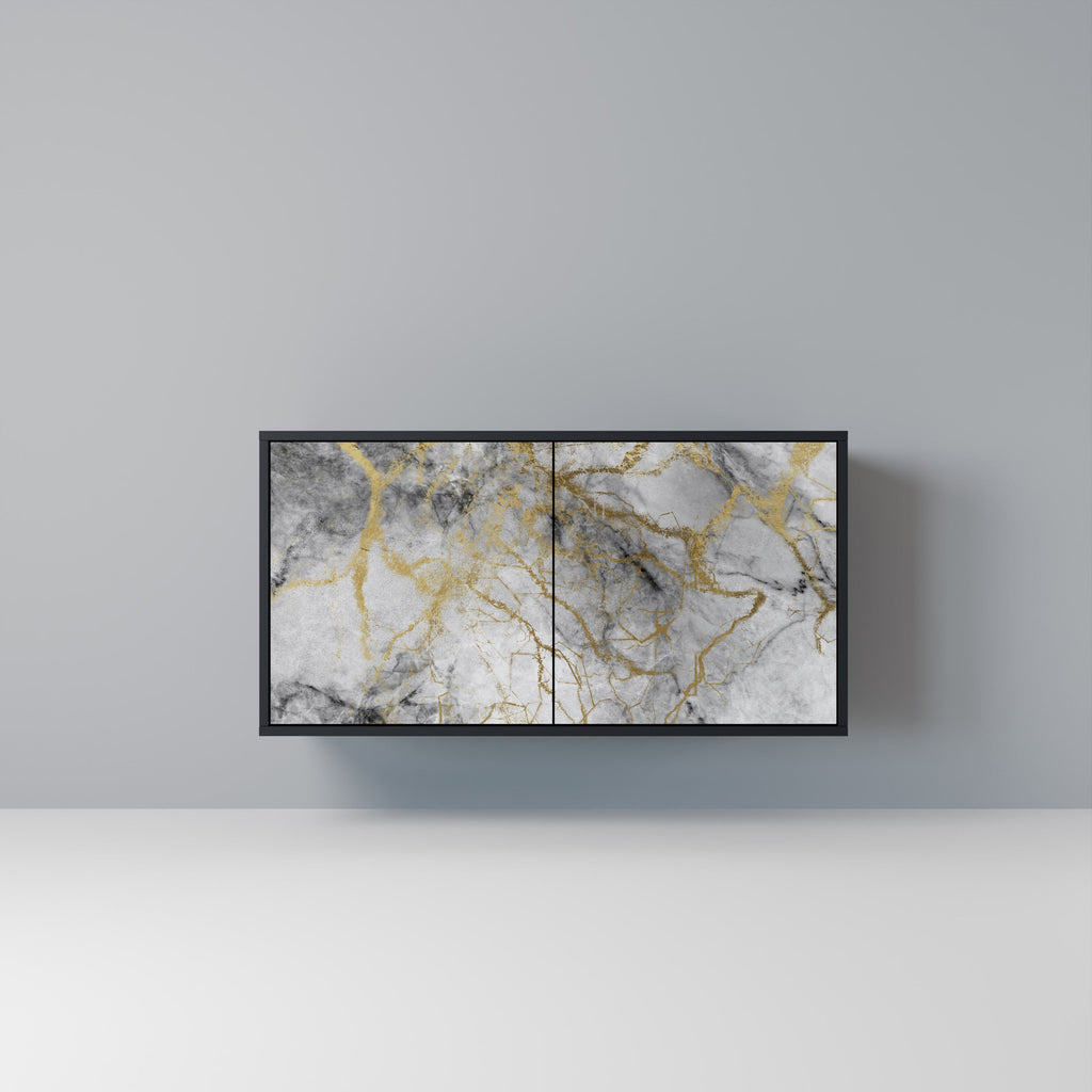 Buffet 2 portes TIMELESS GLIDE finition noire