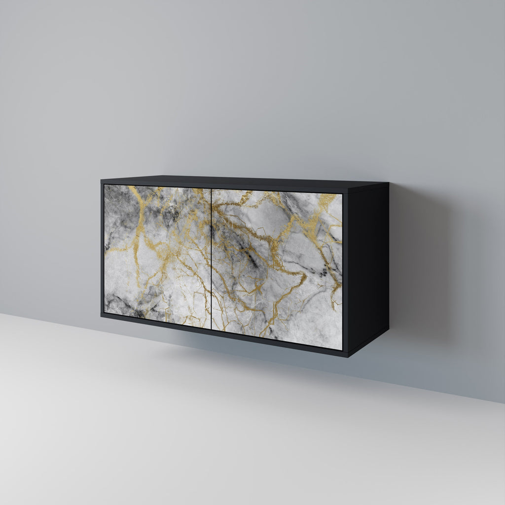 Buffet 2 portes TIMELESS GLIDE finition noire