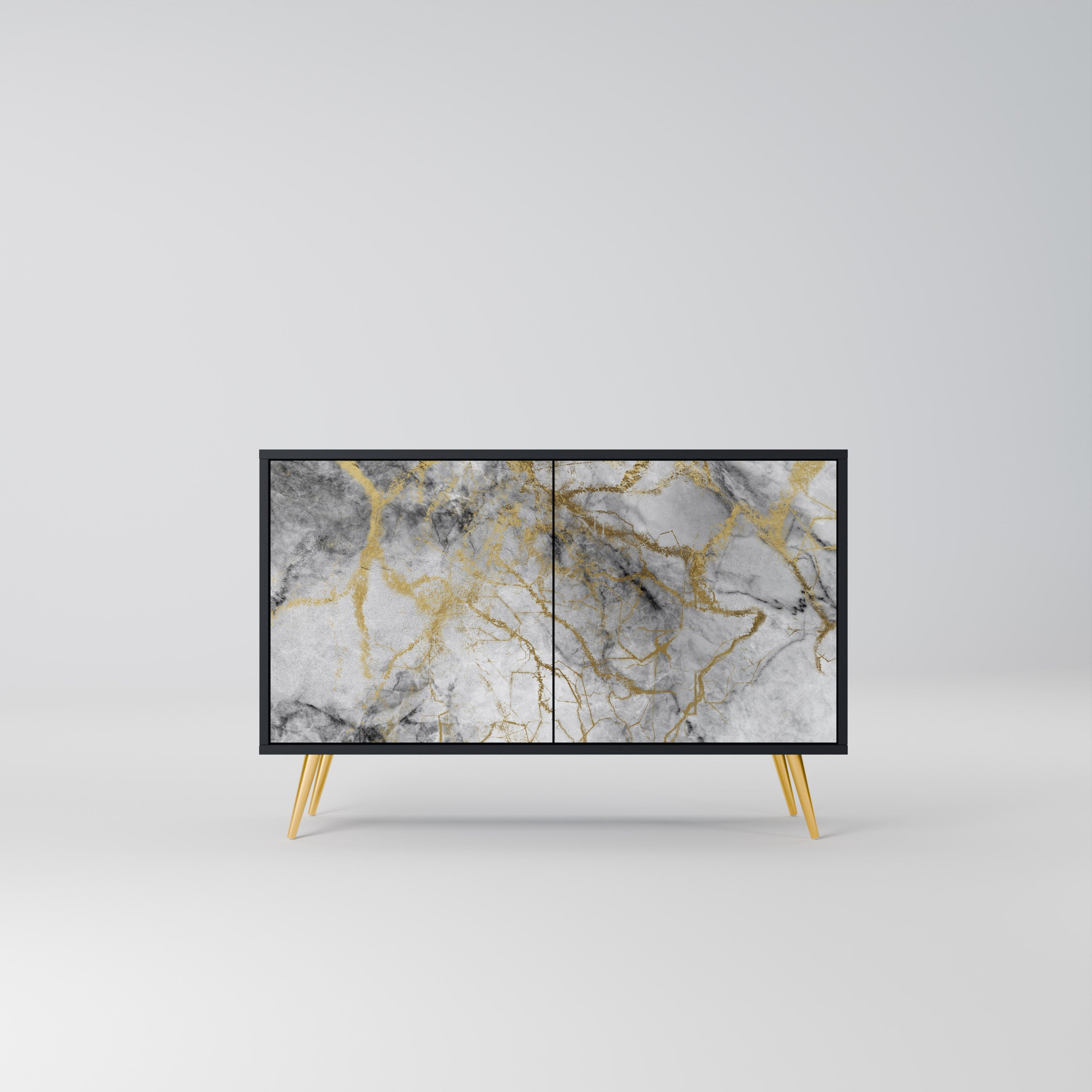 Buffet 2 portes TIMELESS GLIDE finition noire