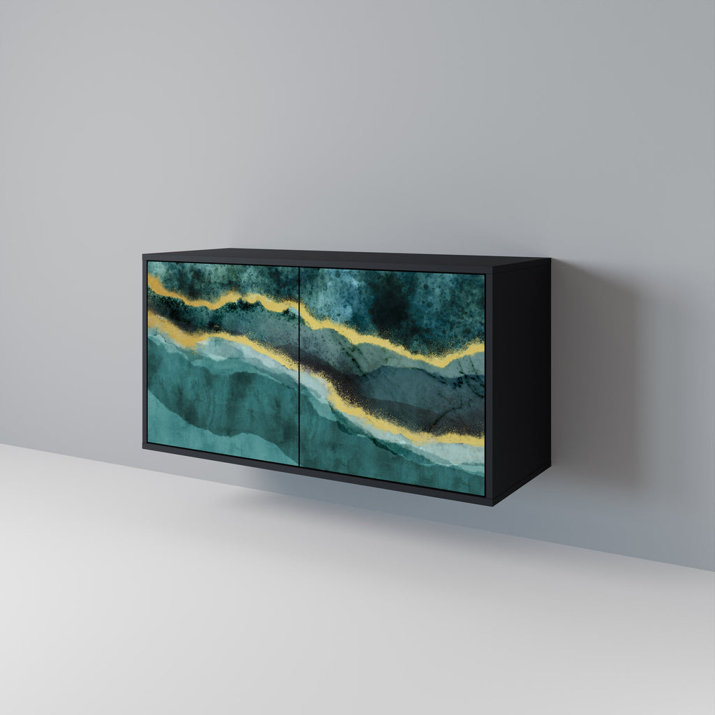 Buffet 2 portes GOLDRUSH ODYSSEY finition noire