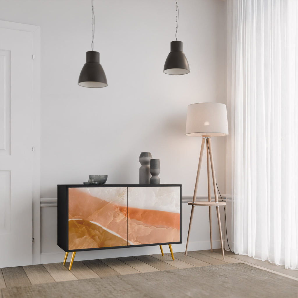 Buffet 2 portes SANDHILLS SPLENDOUR finition noire