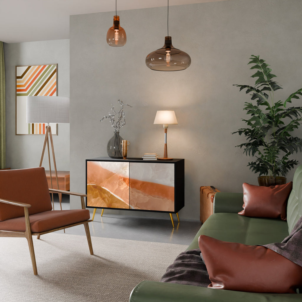 Buffet 2 portes SANDHILLS SPLENDOUR finition noire