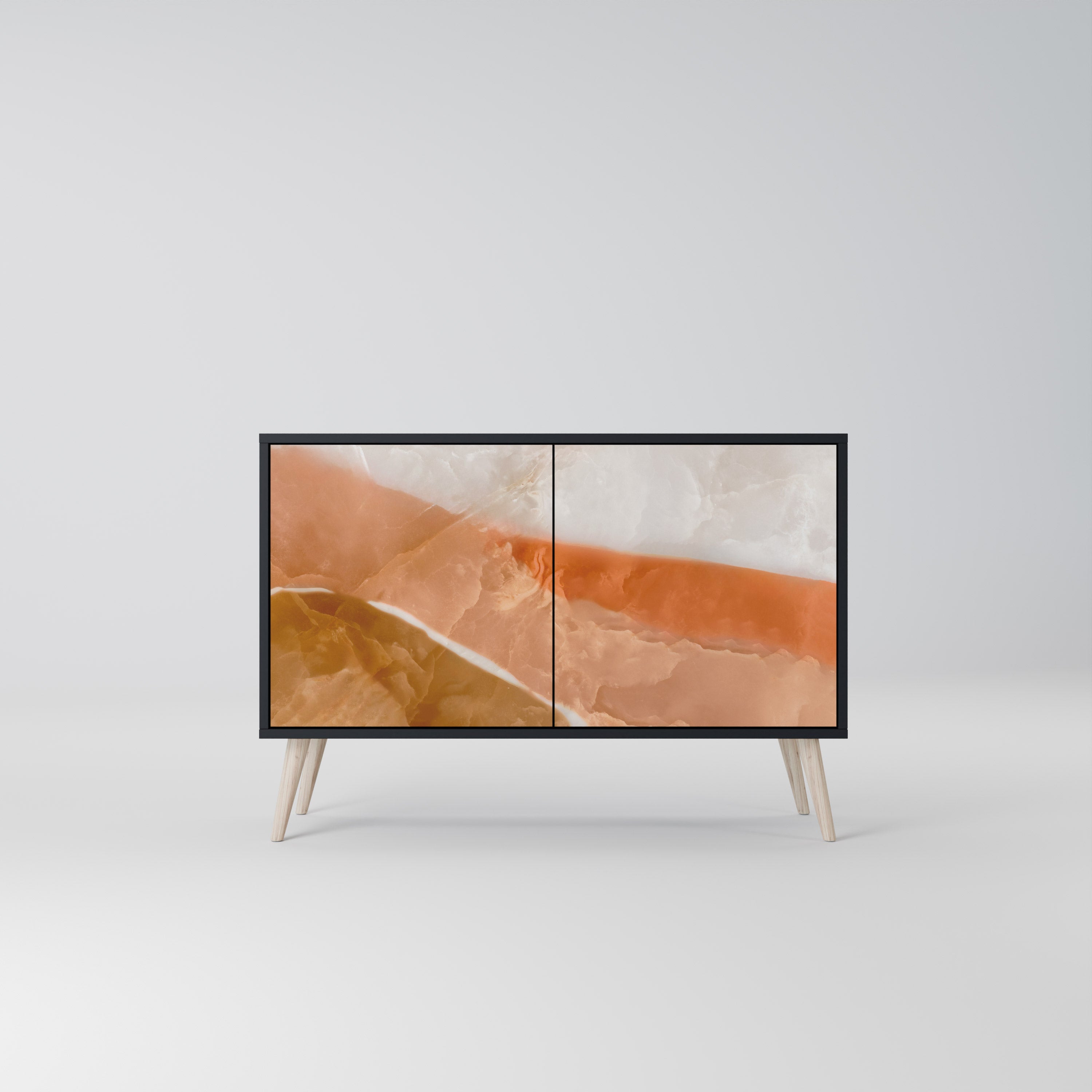 Buffet 2 portes SANDHILLS SPLENDOUR finition noire