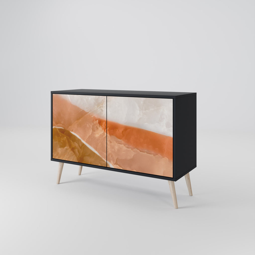 Buffet 2 portes SANDHILLS SPLENDOUR finition noire