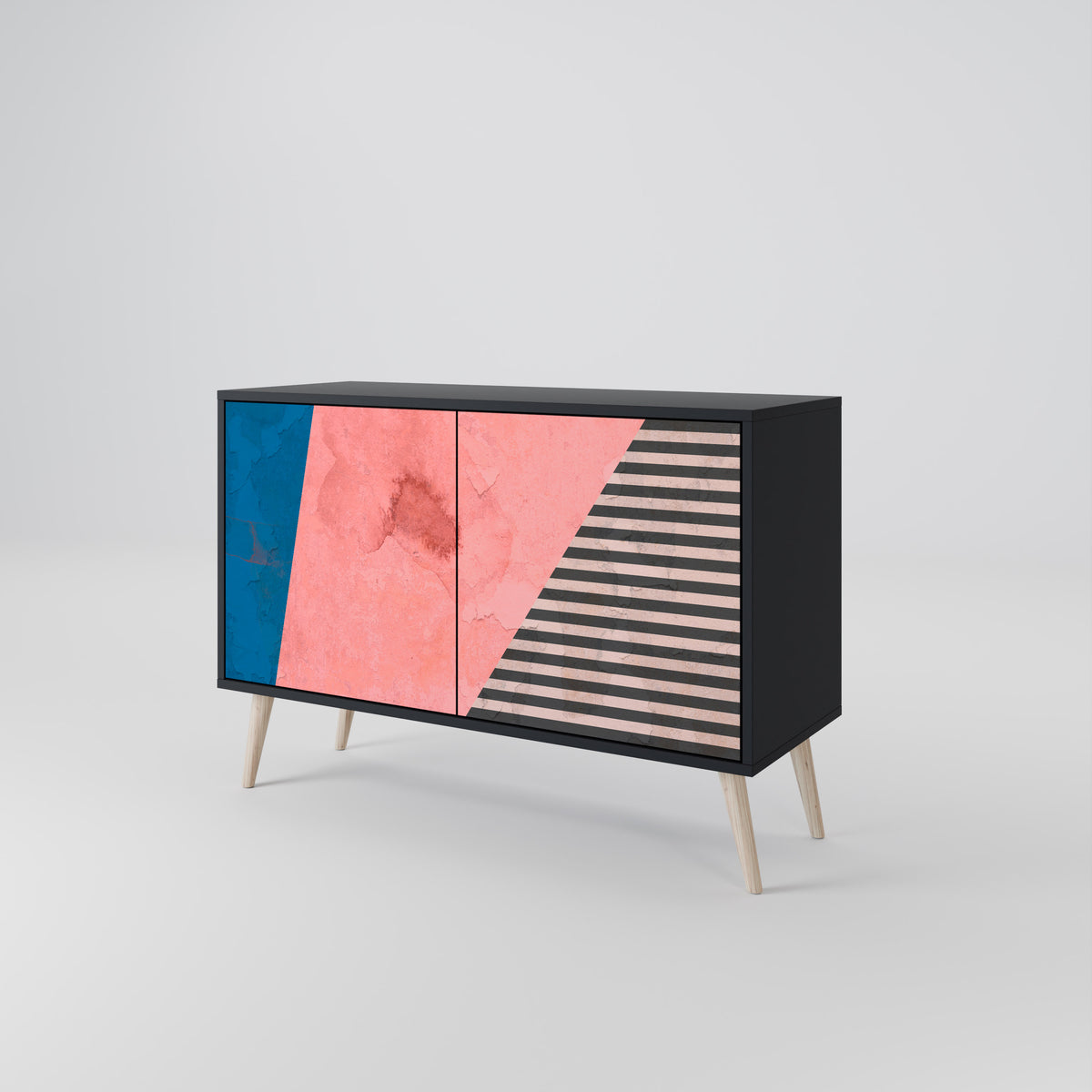 GLAMOROUS STRIPE 2-Door Sideboard