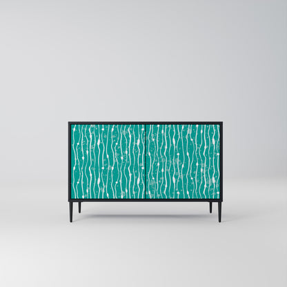 TURQUOISE RAIN 2-Door Sideboard