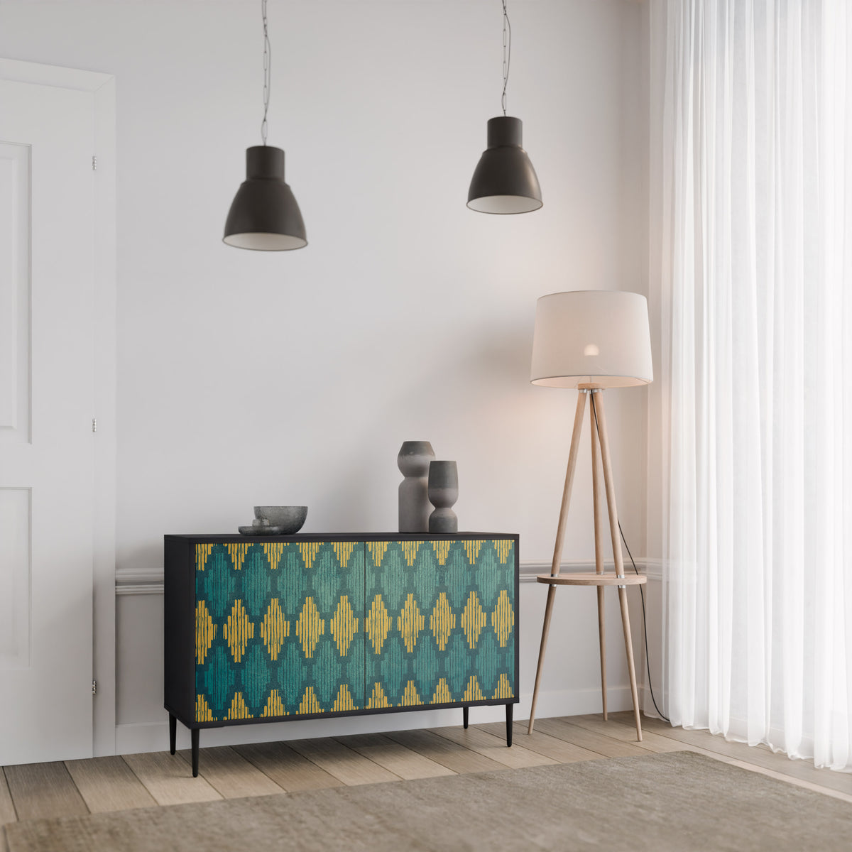 POLYGONS 2-Door Sideboard