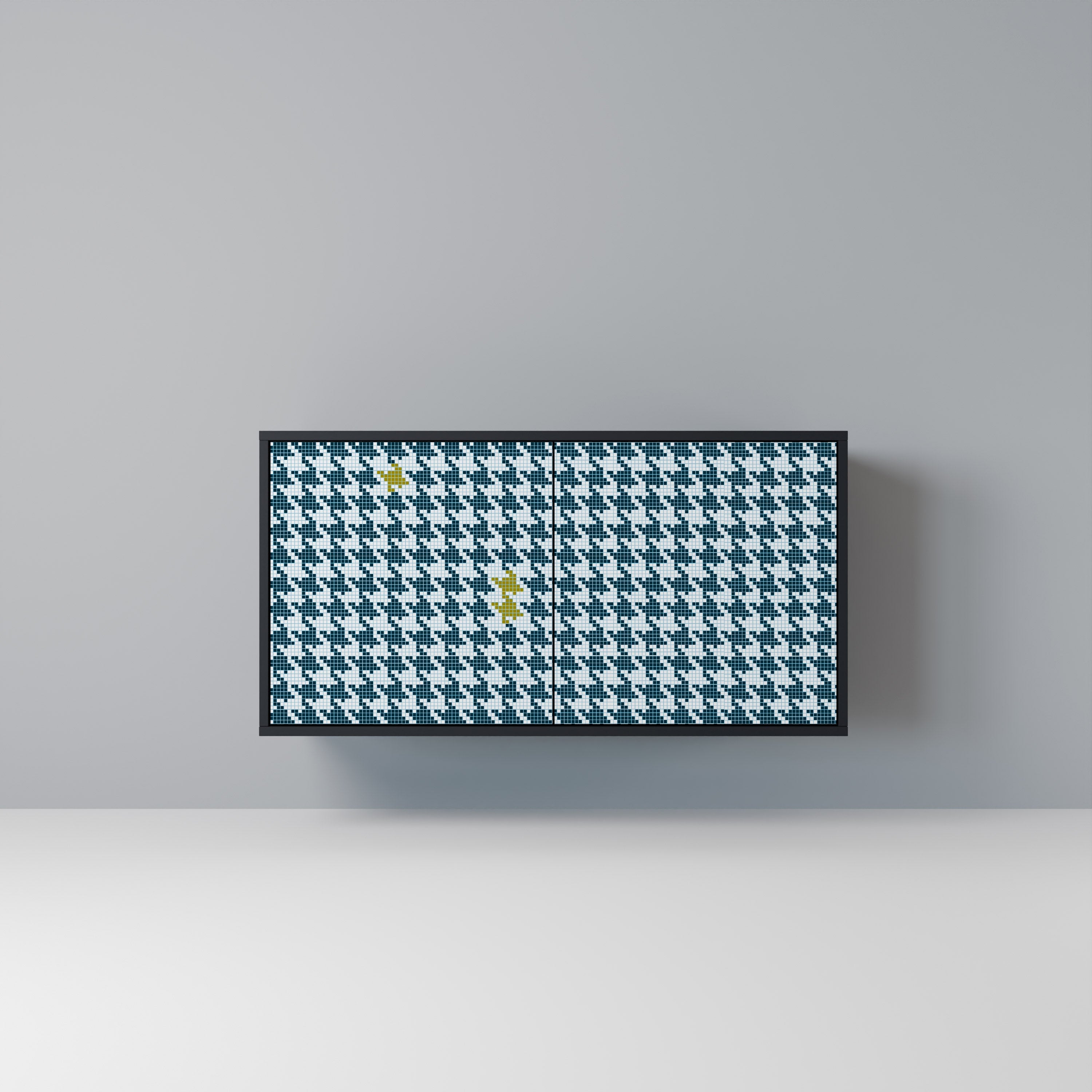 Buffet 2 portes HORS CONTEXTE finition noire