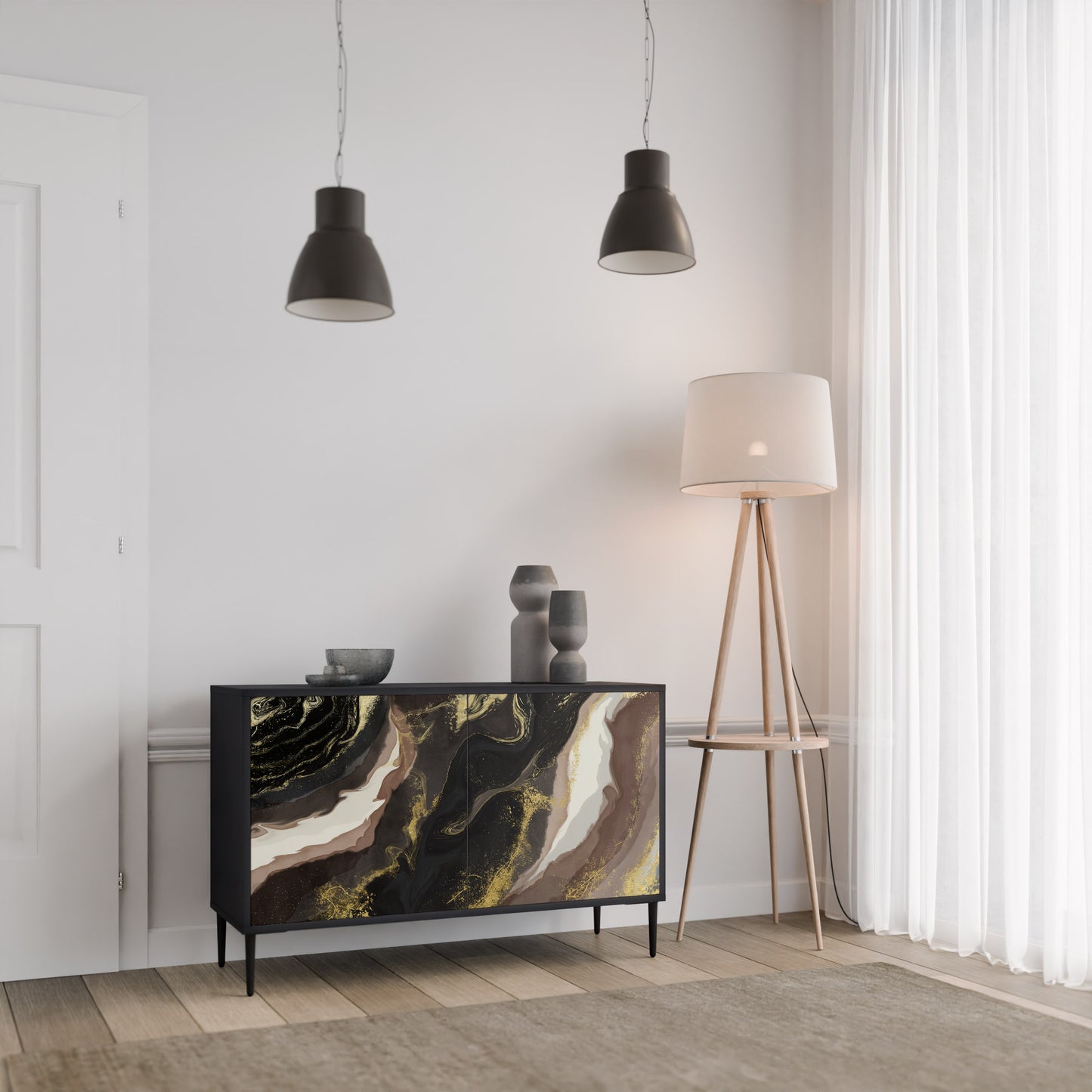 GOLD DUST 2-Door Sideboard