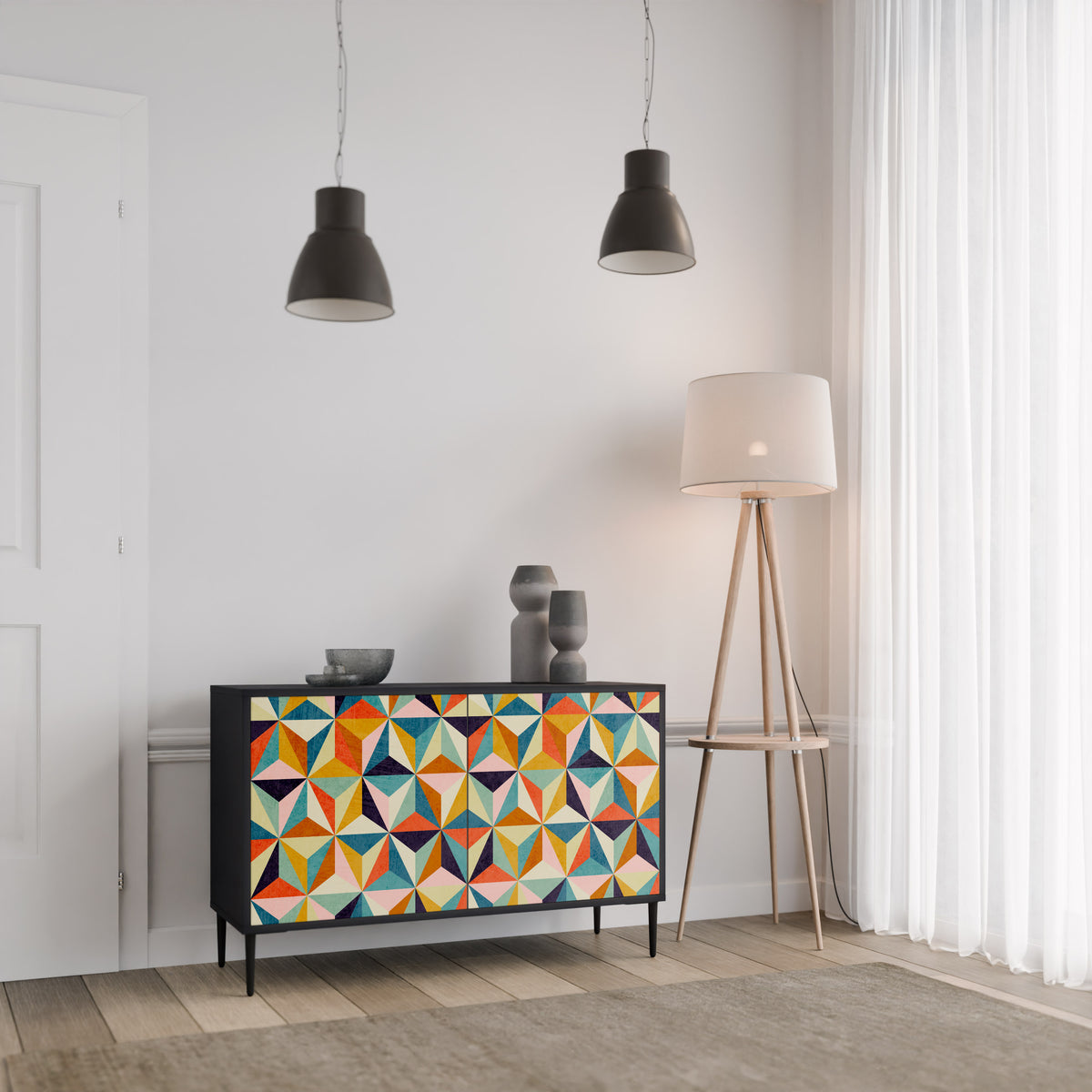 TESSELATE TREASURES 2-Door Sideboard
