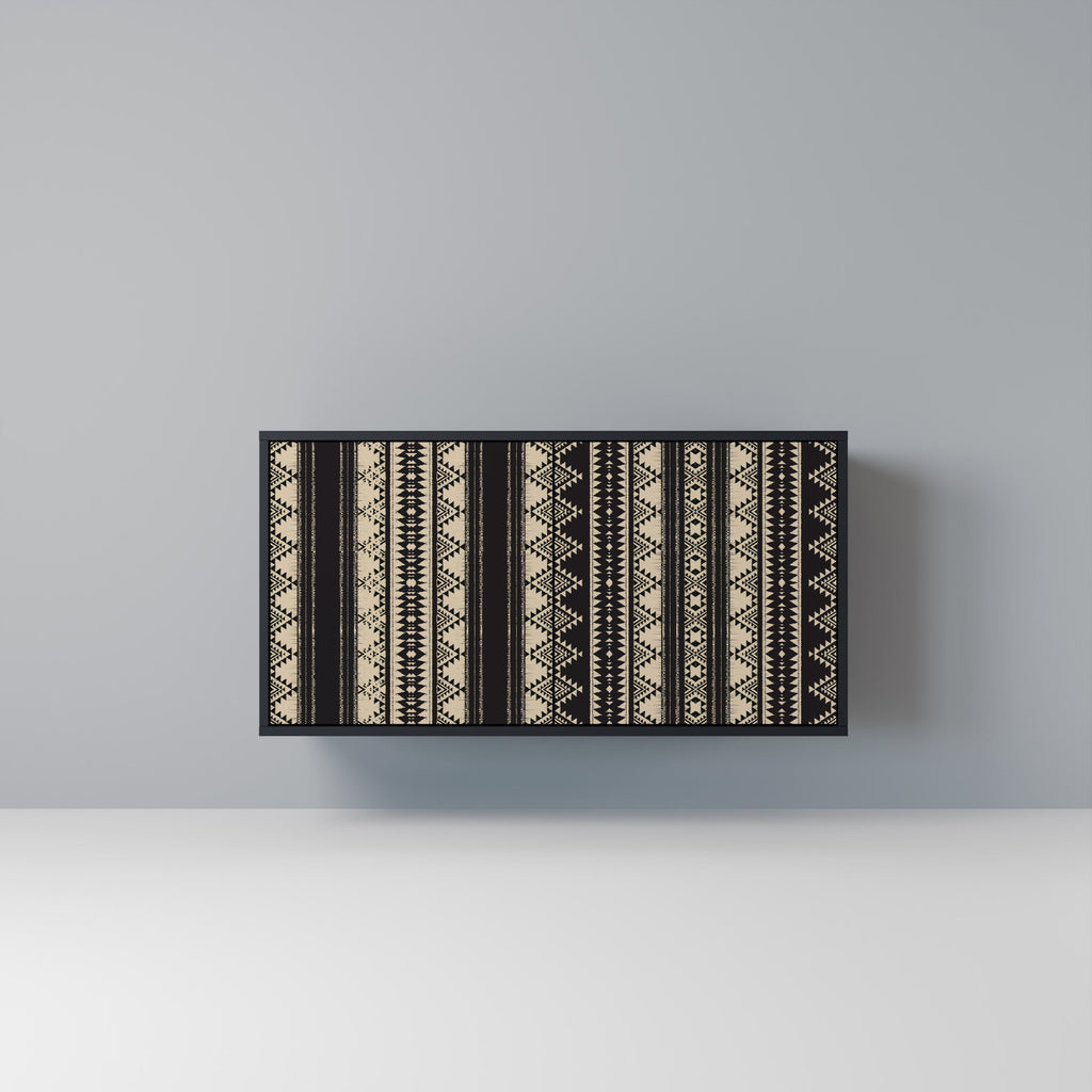 Buffet 2 portes AZTEC finition noire