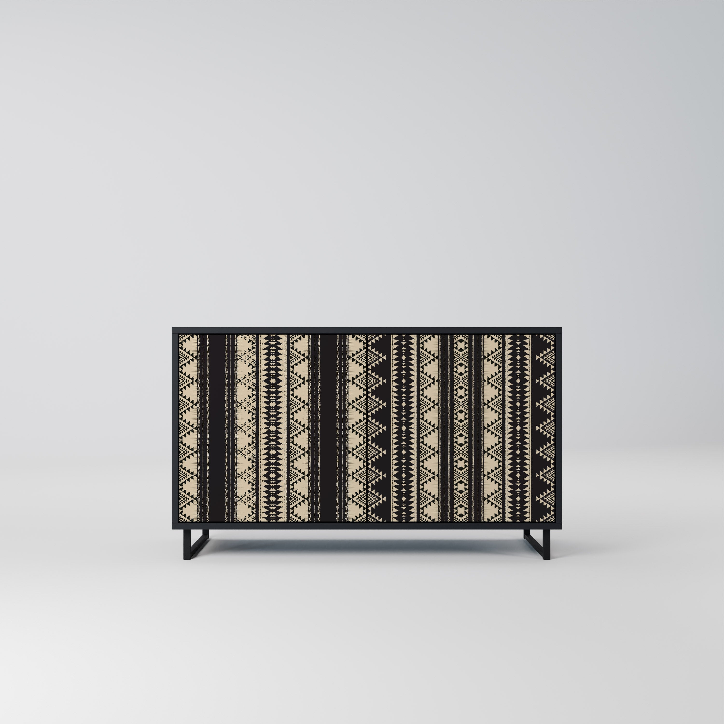 Buffet 2 portes AZTEC finition noire