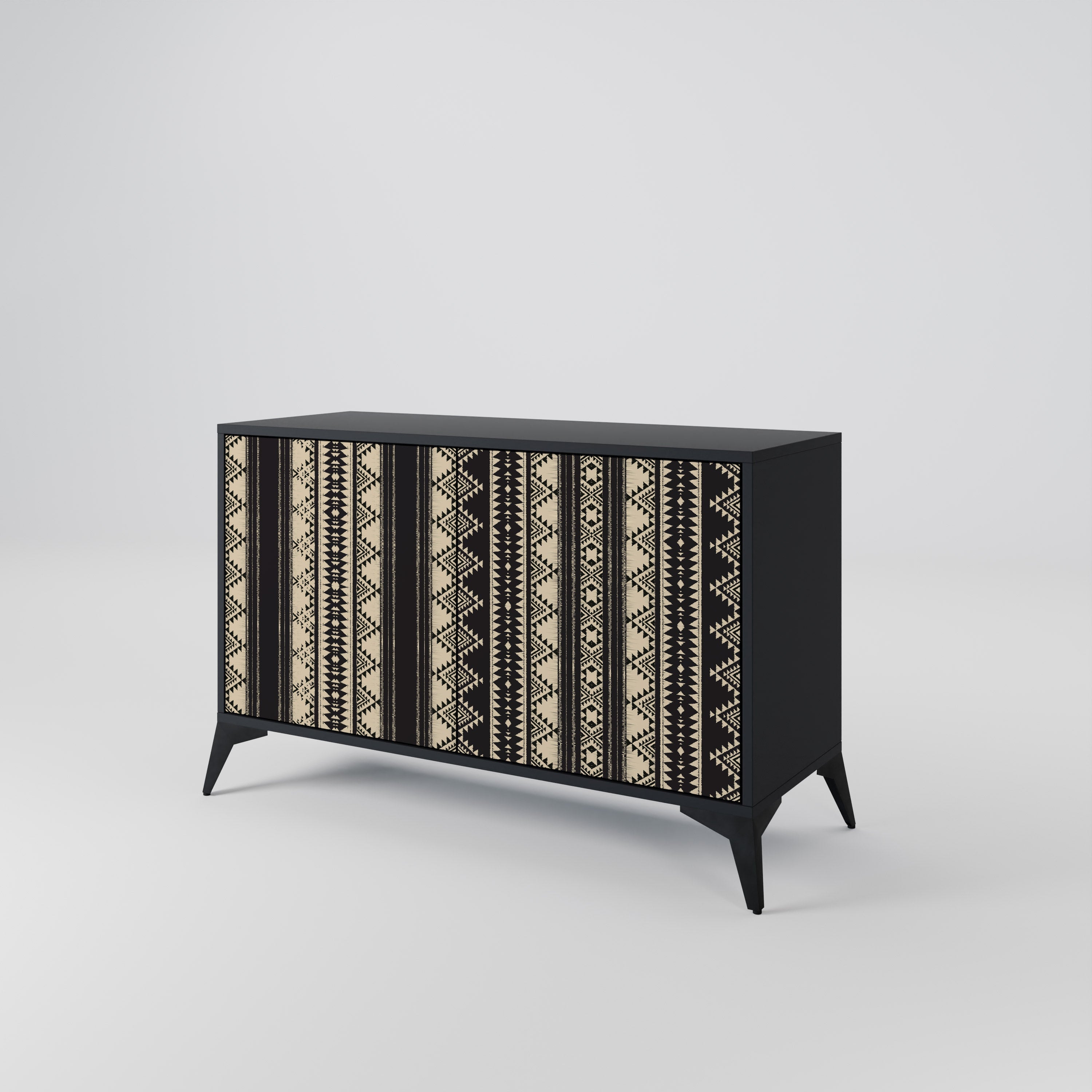Buffet 2 portes AZTEC finition noire