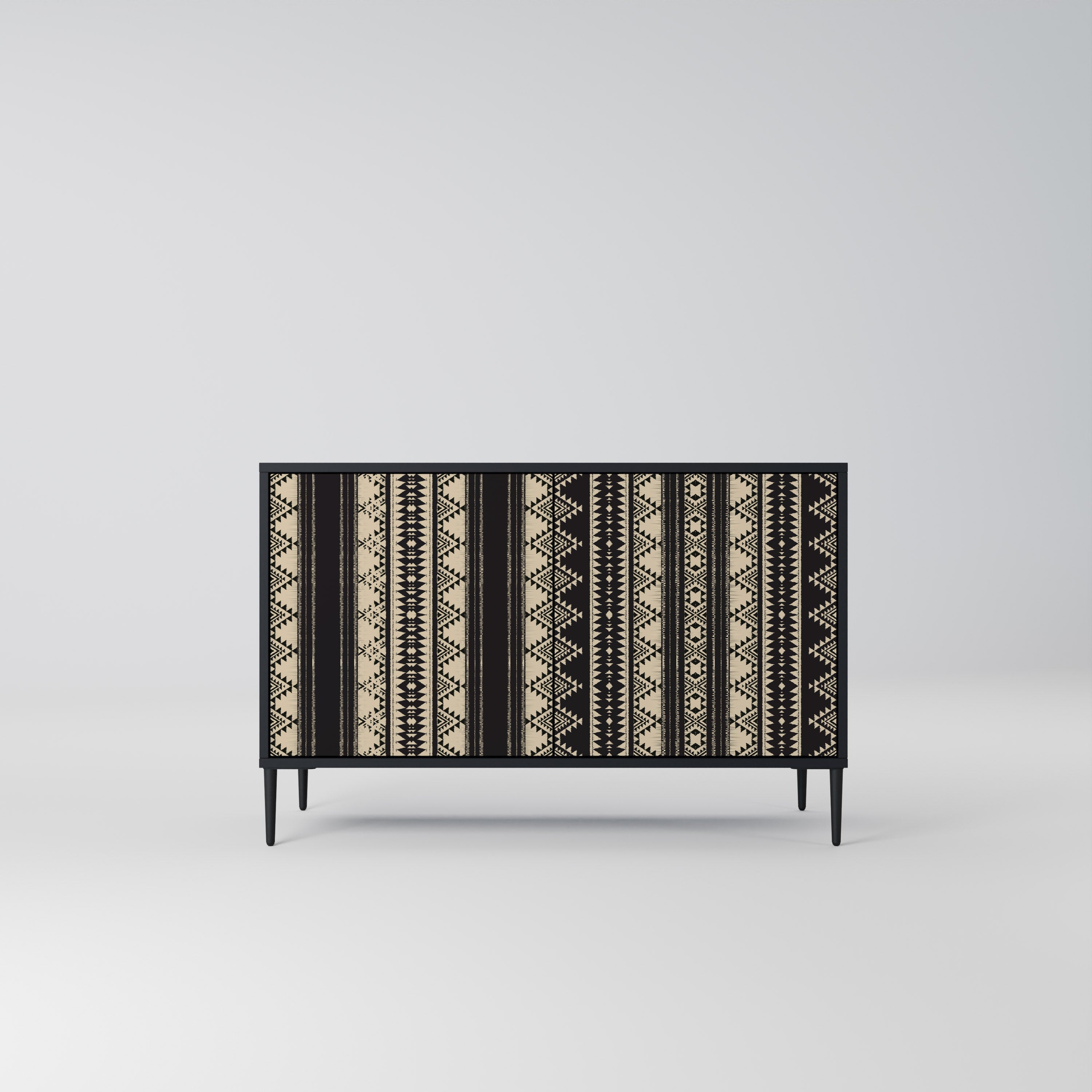 Buffet 2 portes AZTEC finition noire